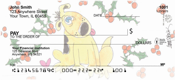 Puppy Bank Checks