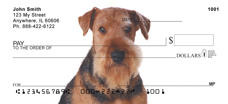Order Airedale Checks