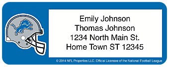 Detroit Lions Address Labels