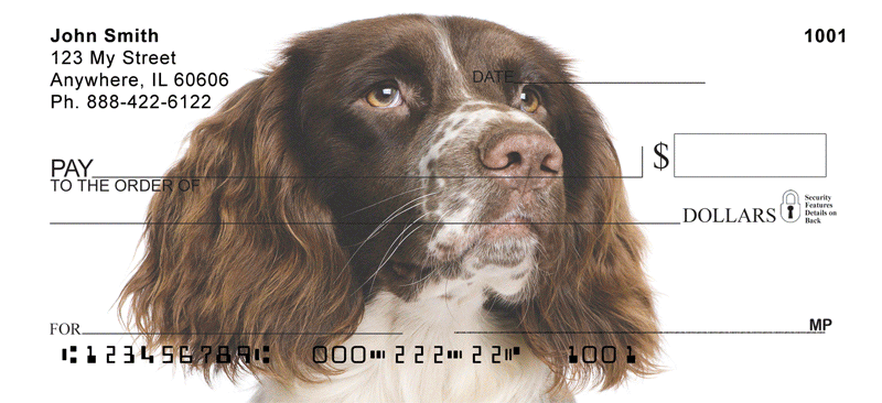 English Springer Spaniel Checks Order English Springer Spaniel Checks