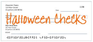 Halloween Checks