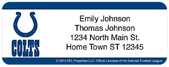 Order Indianapolis Colts Address Labels