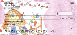 Love & Friendship Personal Checks by Amy S. Petrik 2