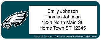 Order Philadelphia Eagles Address Labels