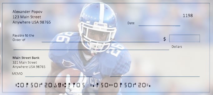 Order University of Kentucky Football Checks