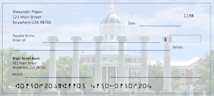 Order University of Missouri Checks