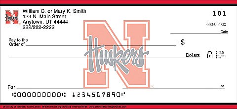 Order University of Nebraska Checks