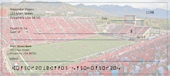 Order University of Utah Football Checks