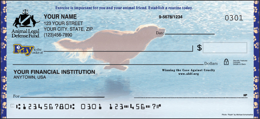 Animal Legal Defense Fund checks