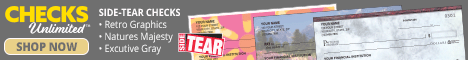 Checks Unlimited side-tear checks banner