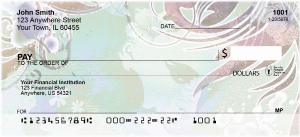 Carousel Checks Abstract of Women Personal Checks (ABS-63)