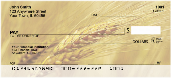 The Grain Harvest checks from Carousel Checks (FOD-06)