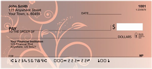 Carousel Checks Floral Silhouette (GEP-62) check design