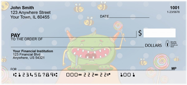 Monsters checks from Carousel Checks (GEP-84)