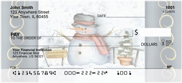 Carousel Checks Snowflake Collector Checks by Lorrie Weber (JHS-19)