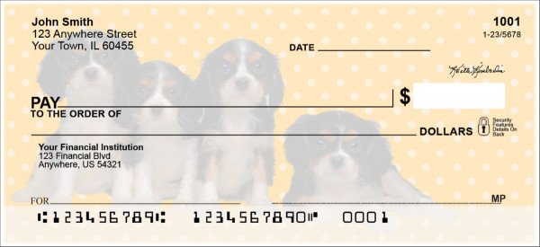 Carousel Checks Cavalier Pups Checks by Keith Kimberlin (KKM-20)