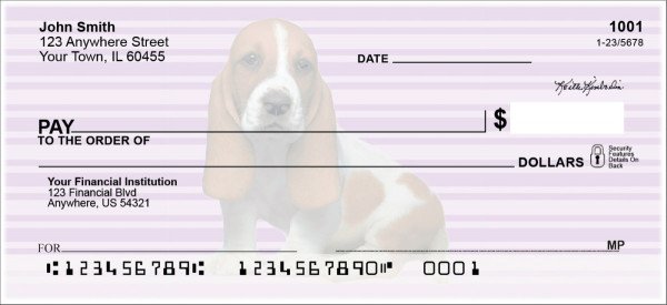 Carousel Checks Keith Kimberlin - Basset Hound Pups Checks (KKM-25)
