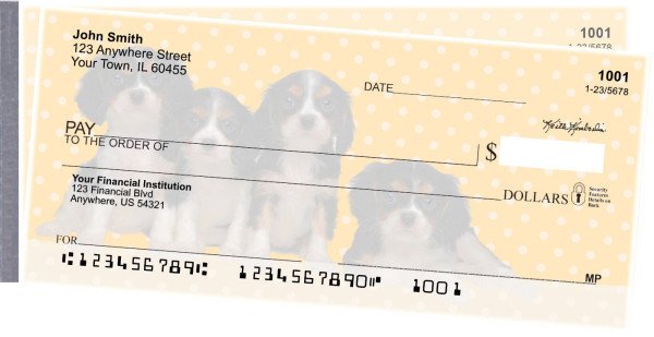 Carousel Checks Cavalier Pups Side Tear Checks (STKKM-20)