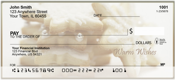 Christmas Cookies checks from Carousel Checks (XMS-40)