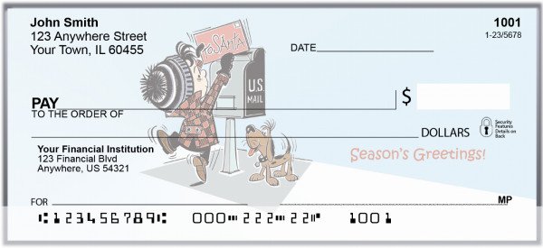 Carousel Checks To Santa Personal Checks (XMS-52)