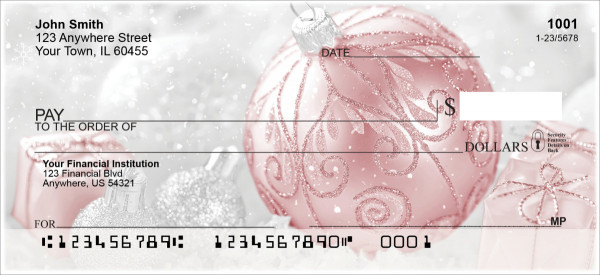 Holiday Décor checks from Carousel Checks (XMS-62)