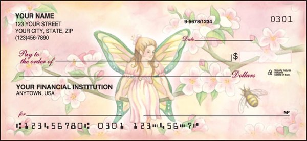 Garden Fairies checks from Checks Unlimited