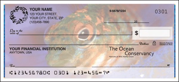 Checks Unlimited Ocean Conservancy check design