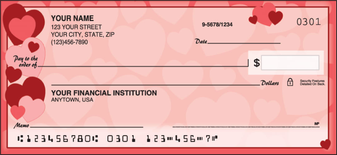 Checks Unlimited Hearts Checks