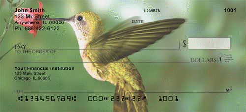 order hummingbird personal checks