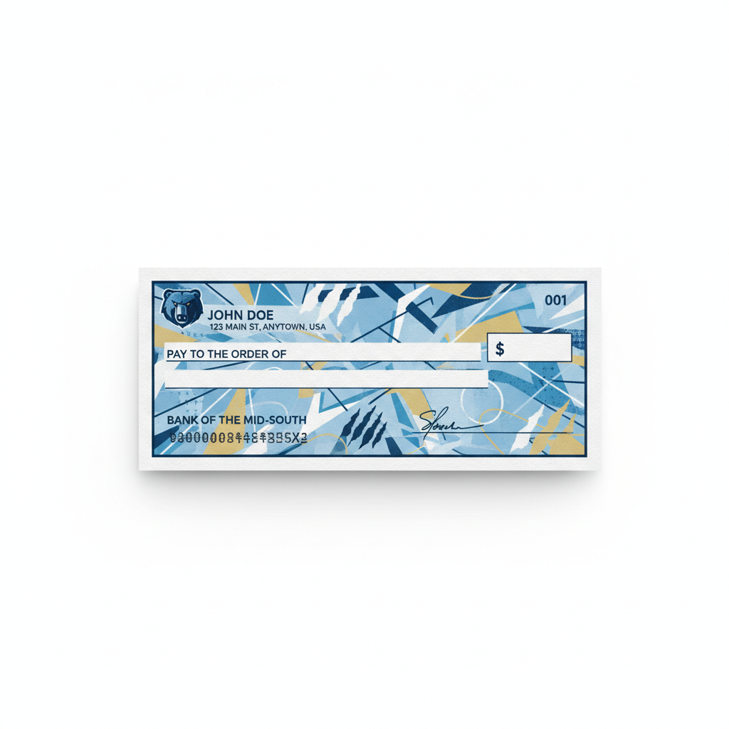 Order Memphis Grizzlies Checks – NBA Basketball Check Designs