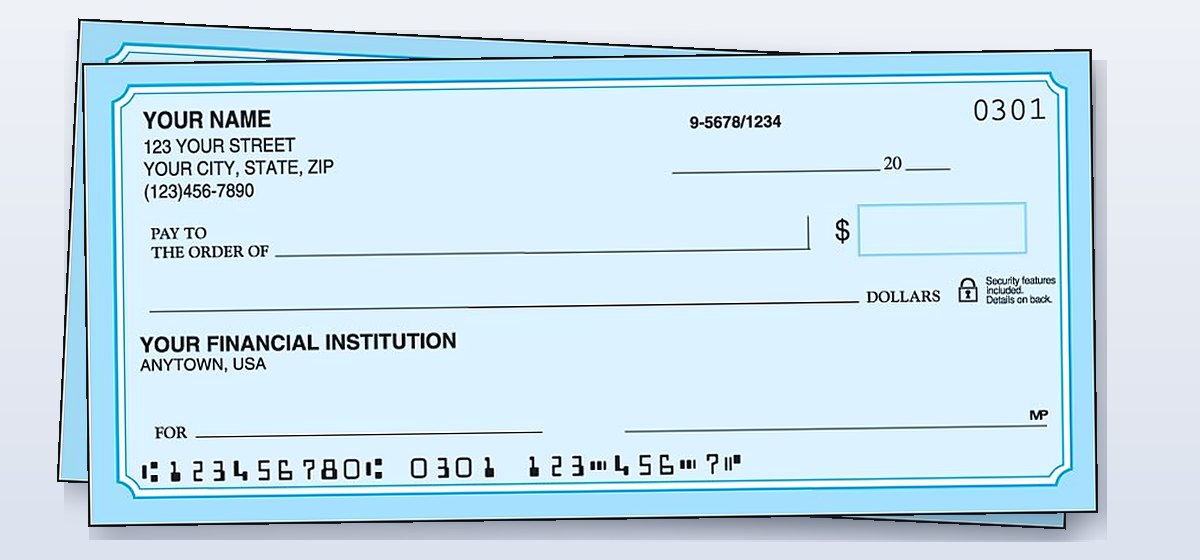 Order Capital One checks: Blue Classic personal check from Checks Unlimited for a Capital One checking account