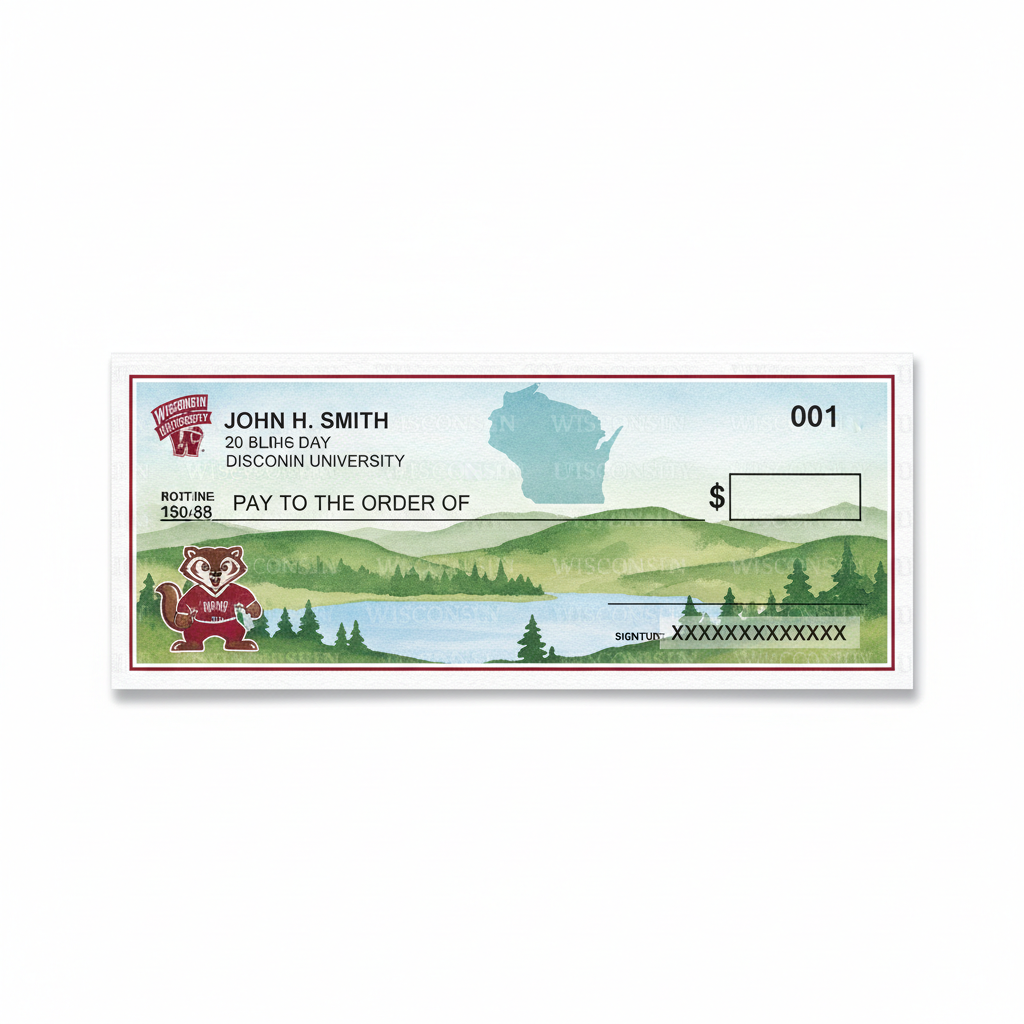 Wi. Check Wisconsin University Checks | Get Bank Checks